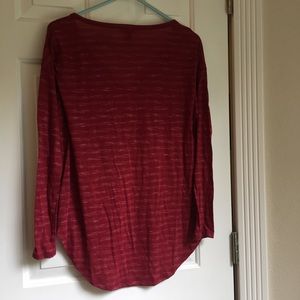 Old navy red striped long sleeve
